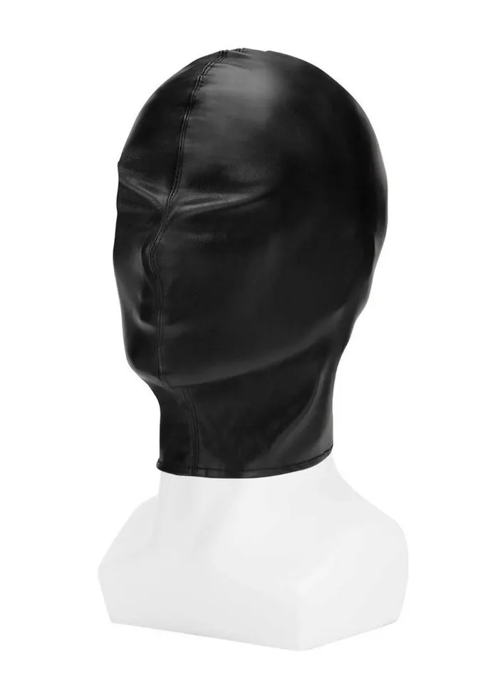 Me You Us Restraints ME YOU US Full Coverage Hood Pu Leather Bondage Hood