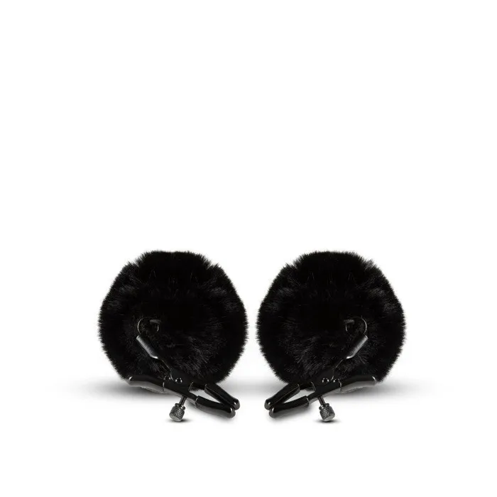 Nipple Clitoral Toys Blush Novelties Noir Pom Adjustable Nipple Clamps Black Furry Nipple Clamps Nipple Clitoral Toys Blush Novelties Noir Pom Adjustable Nipple Clamps Black Furry Nipple Clamps