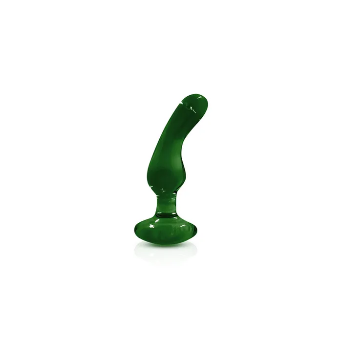 nsnovelties Anal Crystal Glass Plug Green