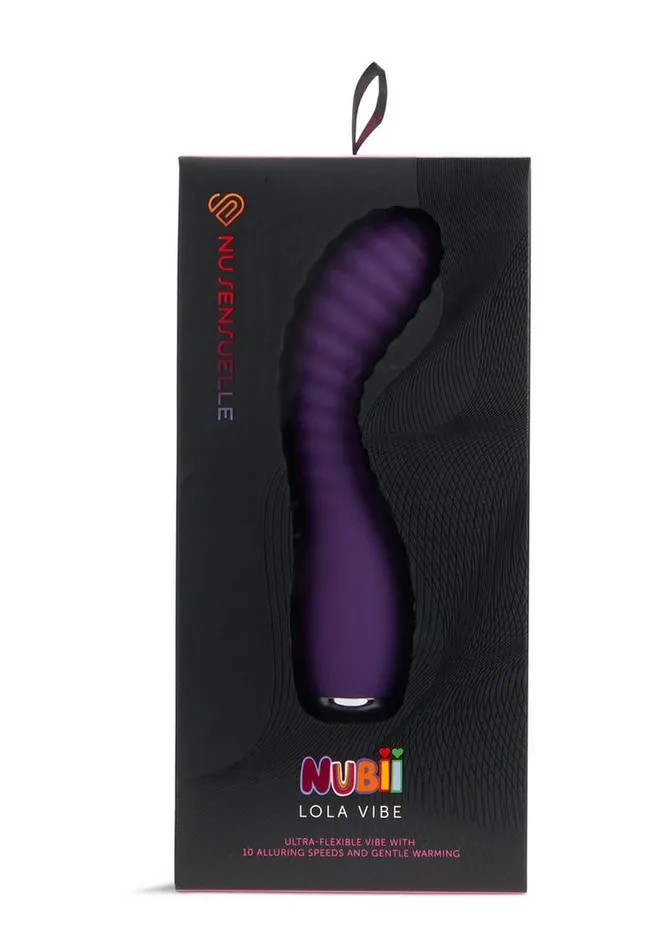 Nu Sensuelle Female Sex Toys Nu Sensuelle Lola Nubii Flexibile Rechargeable Silicone Warming Vibrator