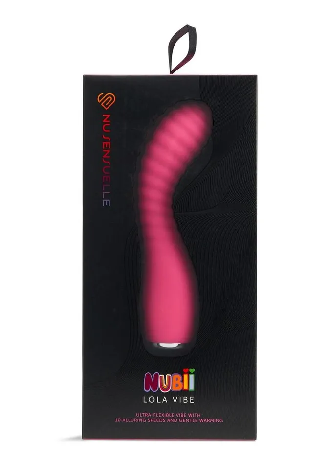 Nu Sensuelle Female Sex Toys Nu Sensuelle Lola Nubii Flexibile Rechargeable Silicone Warming Vibrator