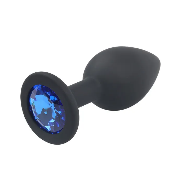 Onion Toy Anal Multiple Sizes Black Color White Jewel Silicone Anal Plug Onion Toy Anal Multiple Sizes Black Color White Jewel Silicone Anal Plug