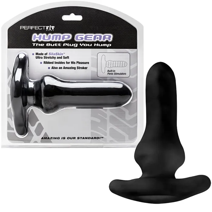 Perfect Fit Anal Perfect Fit Hump Gear Penetration Butt Plug Black