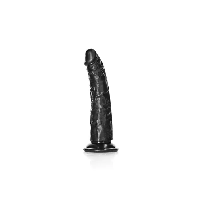 REALROCK Realistic Slim Dildo without Balls 155 cm Black 155 cm 6 Dong Shots Toys Dildos REALROCK Realistic Slim Dildo without Balls 155 cm Black 155 cm 6 Dong Shots Toys Dildos