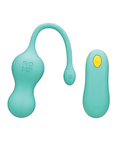 Romp Cello Remote Control GSpot Vibrating Egg Blue Wow Tech Female Sex Toys