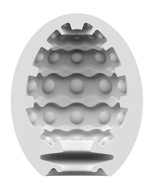Satisfyer Masturbator Egg Bubble Violet Eis INCsatisfyer Male Sex Toys
