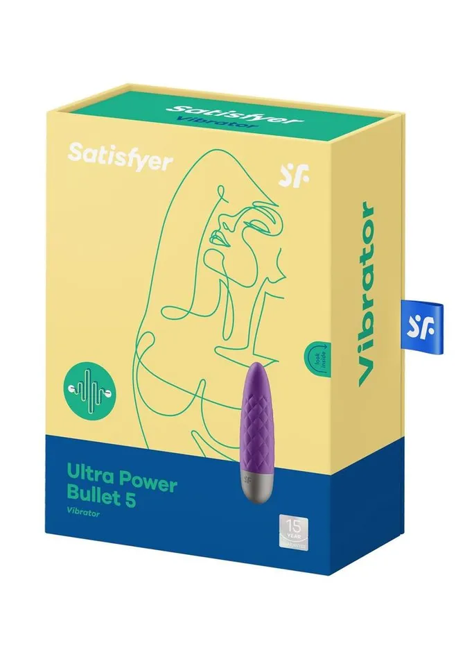 Satisfyer Ultra Power Bullet 5 Rechargeable Silicone Bullet Vibrator Satisfyer Female Sex Toys