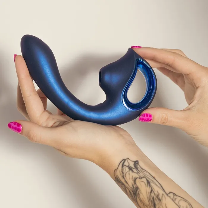 Seduction Kaia Air Pulse Suction Gspot Vibrator with Ergonomic Grip NS Novelties Female Sex Toys Seduction Kaia Air Pulse Suction Gspot Vibrator with Ergonomic Grip NS Novelties Female Sex Toys