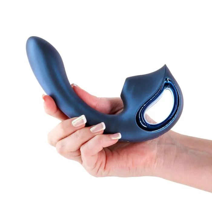 Seduction Kaia Air Pulse Suction Gspot Vibrator with Ergonomic Grip NS Novelties Female Sex Toys