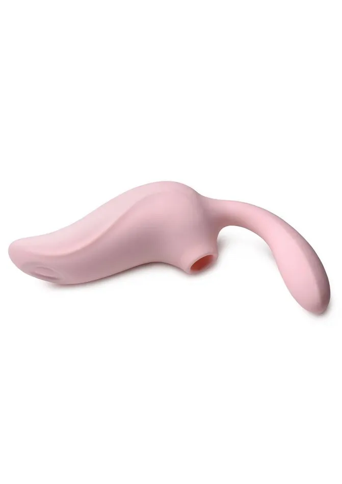 SHEGASM Shegasm 3Way Elixir Rechargeable Silicone Sucking and Pulsing Vibrator Female Sex Toys
