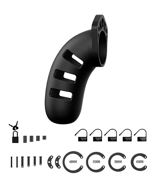 Shots America LLC Male Sex Toys Shots Man Cage Chastity 45 Cock Cage Model 21 Black