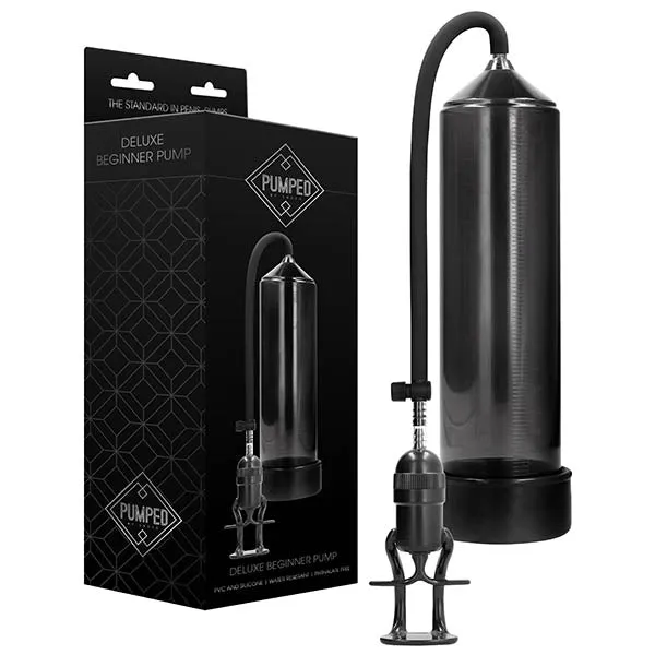 Shots Toys Pumped Deluxe Beginner Pump Black Anal