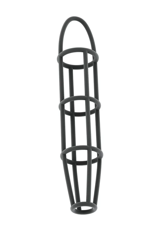 Sono No30 Cockcage with ball strap Grey Shots Sono Male Sex Toys