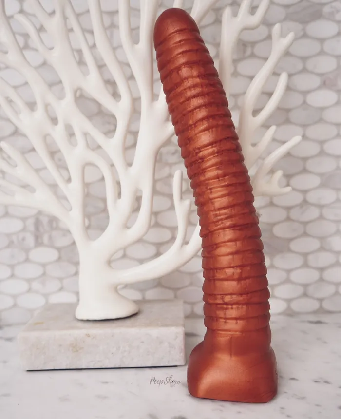 SquarePegToys SquarePegToys Worm Long Anal Toy in SuperSoft Bronze Silicone Anal SquarePegToys SquarePegToys Worm Long Anal Toy in SuperSoft Bronze Silicone Anal