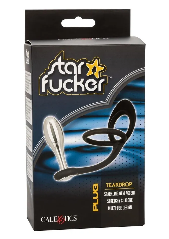 Star Fucker Teardrop Plug Silicone Dual Enhancer Star Fucker Anal
