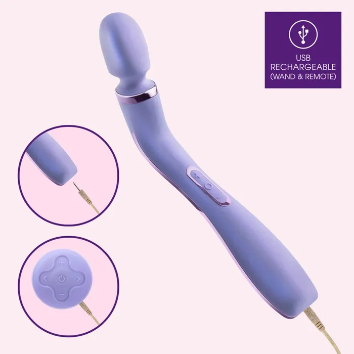 Vibrators Blush Wellness Eternal Wand LongReach Wand Massager