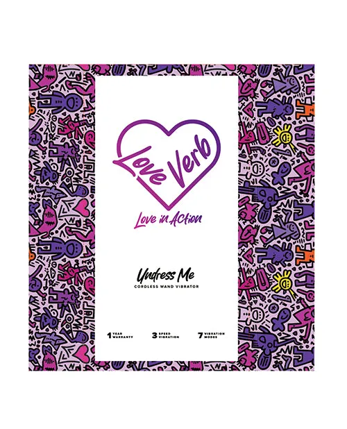 Vibrators Love Verb Love Verb Undress Me CopperInfused Wand Lilac