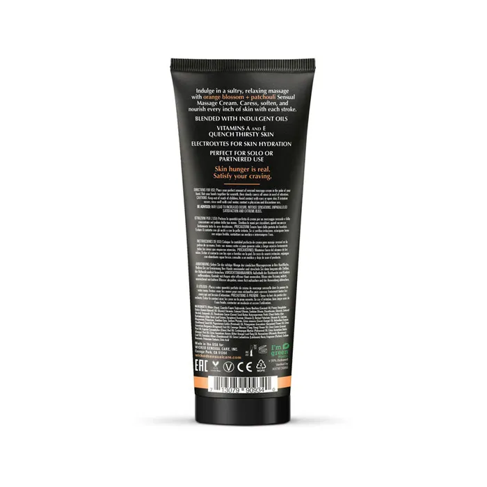Wicked Couples Wicked ORANGE BLOSSOM PATCHOULI Sensual Massage Cream Wicked Couples Wicked ORANGE BLOSSOM PATCHOULI Sensual Massage Cream