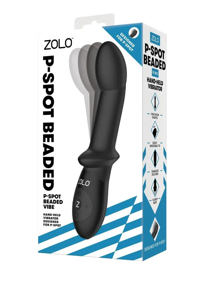 ZOLO PSpot Beaded Silicone Rechargeable Anal Vibrator Zolo Female Sex Toys