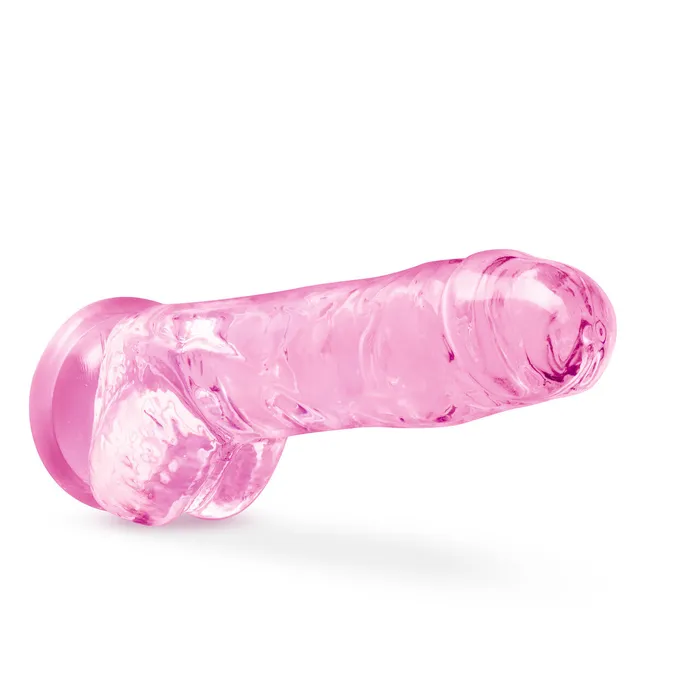 Blush Novelties Female Sex Toys Naturally Yours 8in Rose Crystalline Dildo Blush Novelties Female Sex Toys Naturally Yours 8in Rose Crystalline Dildo