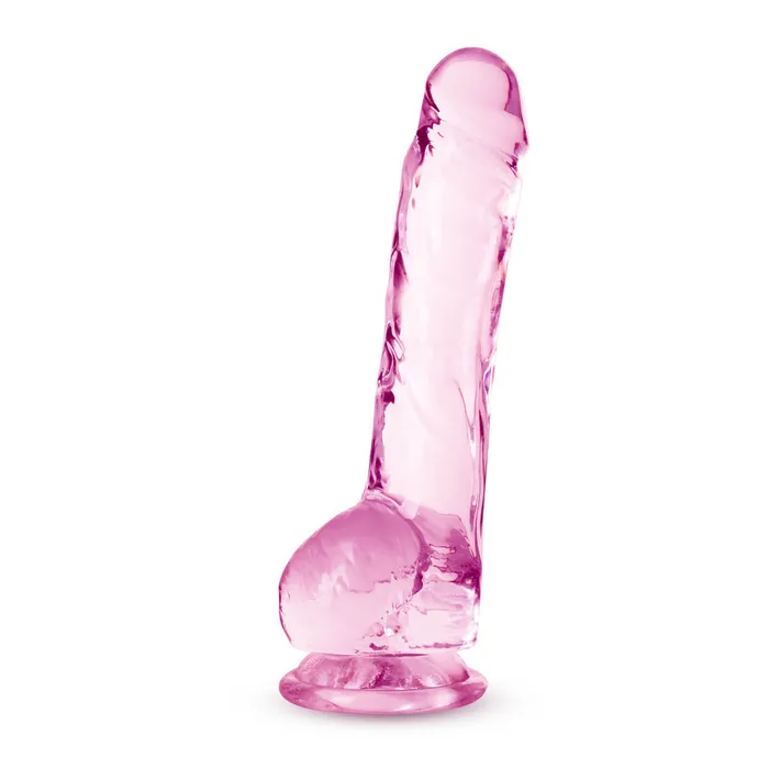Blush Novelties Female Sex Toys Naturally Yours 8in Rose Crystalline Dildo Blush Novelties Female Sex Toys Naturally Yours 8in Rose Crystalline Dildo