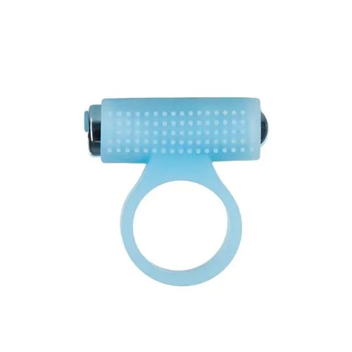 BMS Enterprises Female Sex Toys Power Bullet Cosmic Cock Ring W Bullet Glow In The Dark
