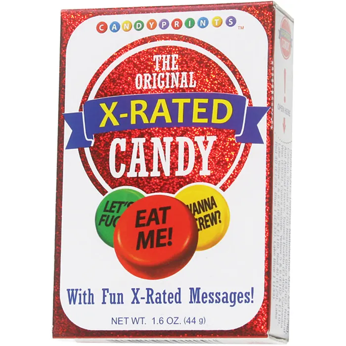 CANDYPRINTS Male Sex Toys The Original XRated Candy Box 16oz