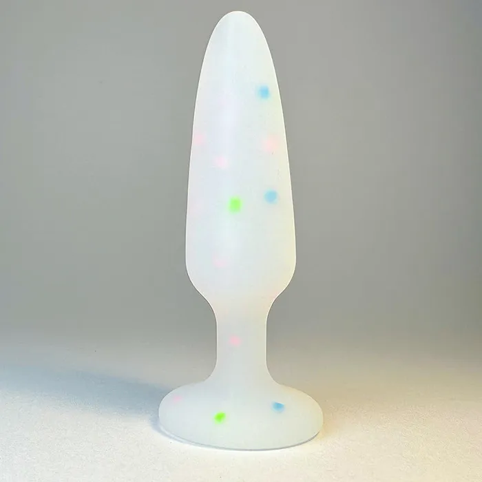 CELEBRATE Glow in the Dark Anal Plug 44 Inch Size M KM Global Anal
