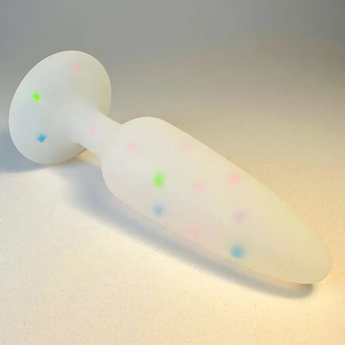 CELEBRATE Glow in the Dark Anal Plug 44 Inch Size M KM Global Anal