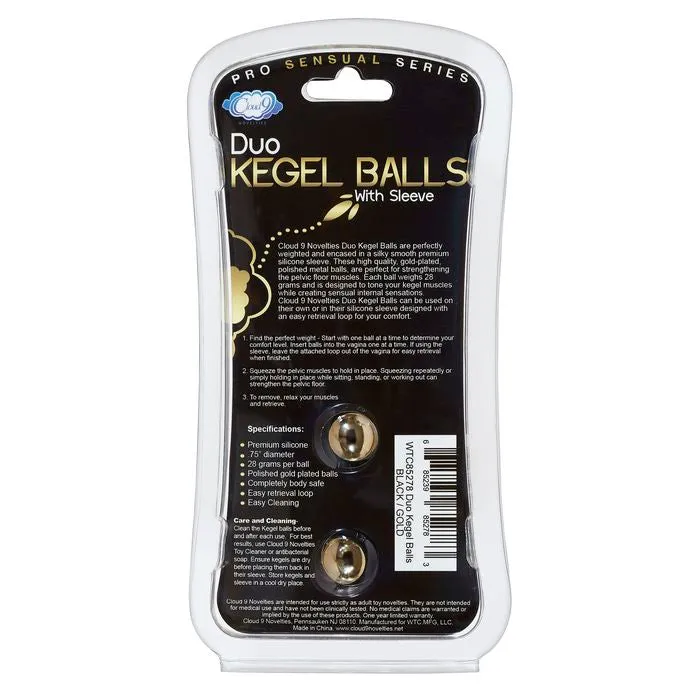 Cloud 9 Novelties Cloud 9 Pro Sensual Duo Kegel Balls Black Female Sex Toys Cloud 9 Novelties Cloud 9 Pro Sensual Duo Kegel Balls Black Female Sex Toys