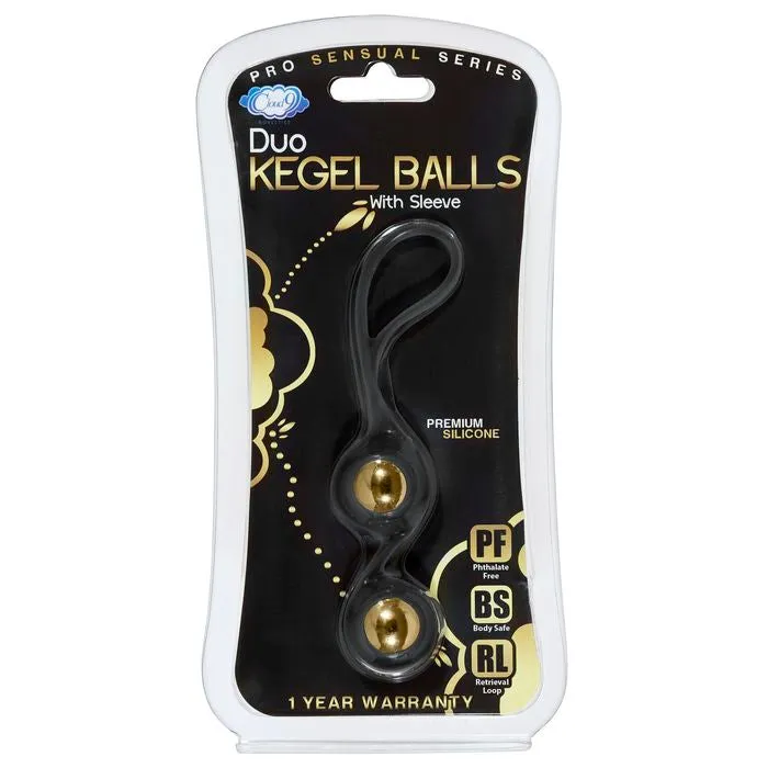 Cloud 9 Novelties Cloud 9 Pro Sensual Duo Kegel Balls Black Female Sex Toys Cloud 9 Novelties Cloud 9 Pro Sensual Duo Kegel Balls Black Female Sex Toys