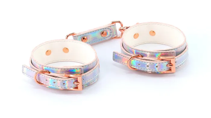 Cosmo Bondage Wrist Cuffs Rainbow nsnovelties Couples