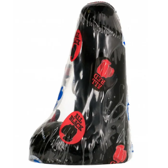 Dildos All Black Dildo Realistico nero Largo Dildo con Testicoli Sex Toy Vaginale Anale 13x45cm