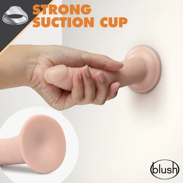 Dr Skin Glide 75 Self Lubricating Dildo Vanilla Blush Novelties Dildos