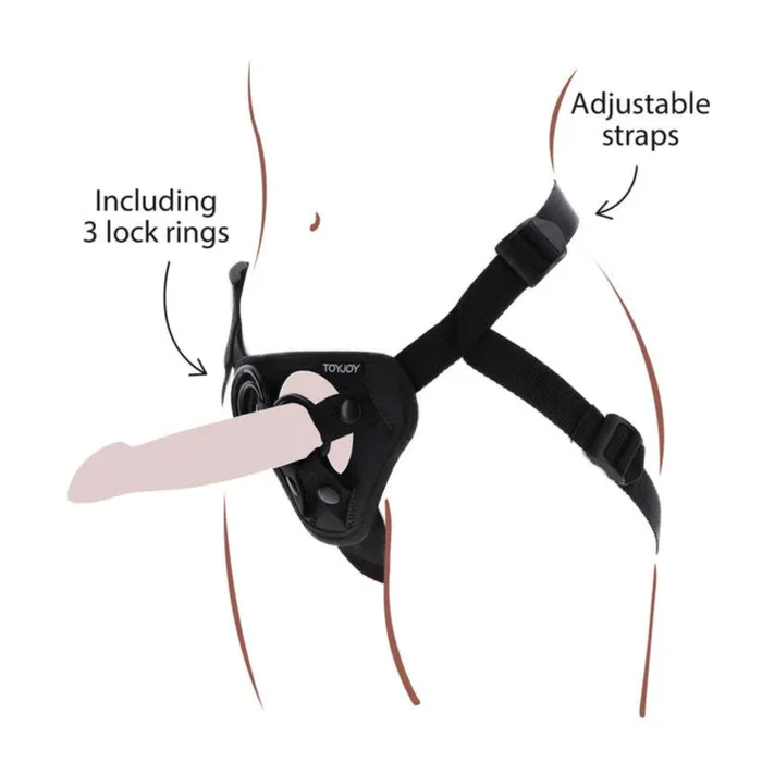Female Sex Toys ToyJoy ToyJoy Get Real StrapOn Harness