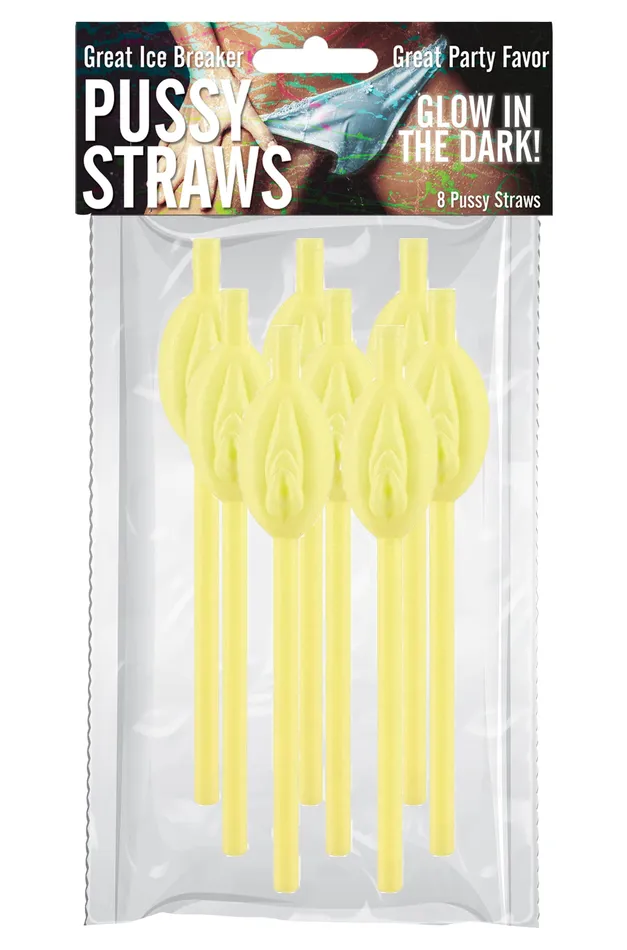 Hott Products Female Sex Toys Pussy Straws Glow in the Dark