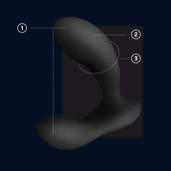 Lelo Lelo Vibrator Anal Plug Bruno Black Anal