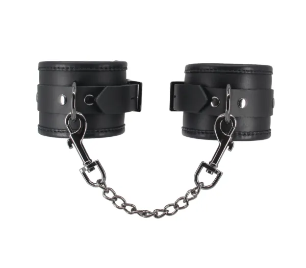 LOVE IN LEATHER Leather Cuffs Rose Gold Hardware Restraints