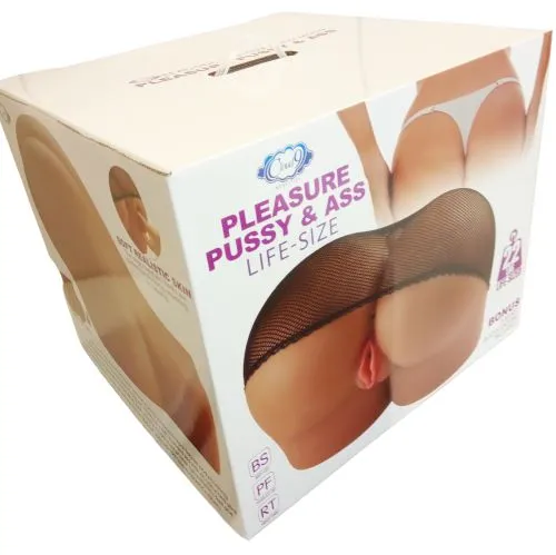 Male Sex Toys Cloud 9 Novelties Cloud 9 Pleasure Pussy Ass Lifesize Body Mold Brown