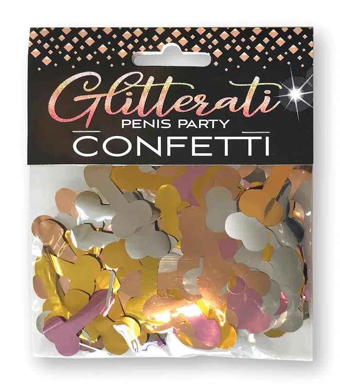 Male Sex Toys Little Genie Glitterati Penis Party Confetti