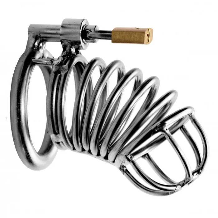 Master Series Male Sex Toys Master Series Bastille Penile Confinement Cage Master Series Male Sex Toys Master Series Bastille Penile Confinement Cage