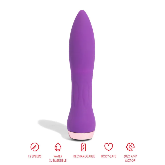 Nu Sensuelle Silicone 60SX AMP Bullet Purple Nu Sensuelle Vibrators Nu Sensuelle Silicone 60SX AMP Bullet Purple Nu Sensuelle Vibrators