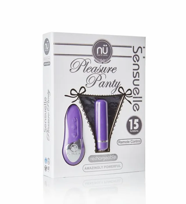Nu Sensuelle Vibrators Sensuelle Pleasure Panty Purple Remote Control