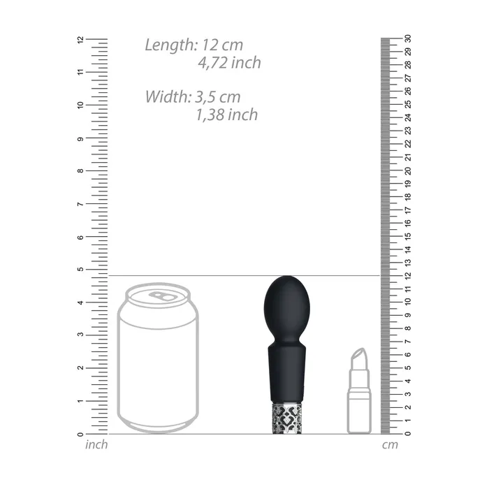 Shots Toys Female Sex Toys Royal Gems Brilliant Rechargeable Bullet Black Shots Toys Female Sex Toys Royal Gems Brilliant Rechargeable Bullet Black