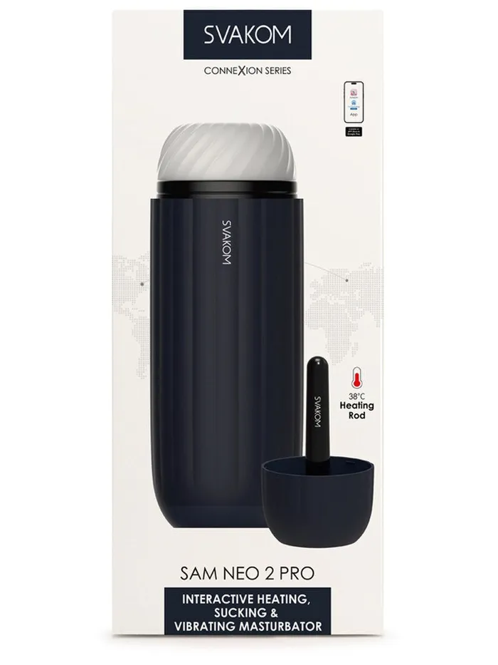 Svakom Vibrators Sam Neo 2 Pro Dark Blue