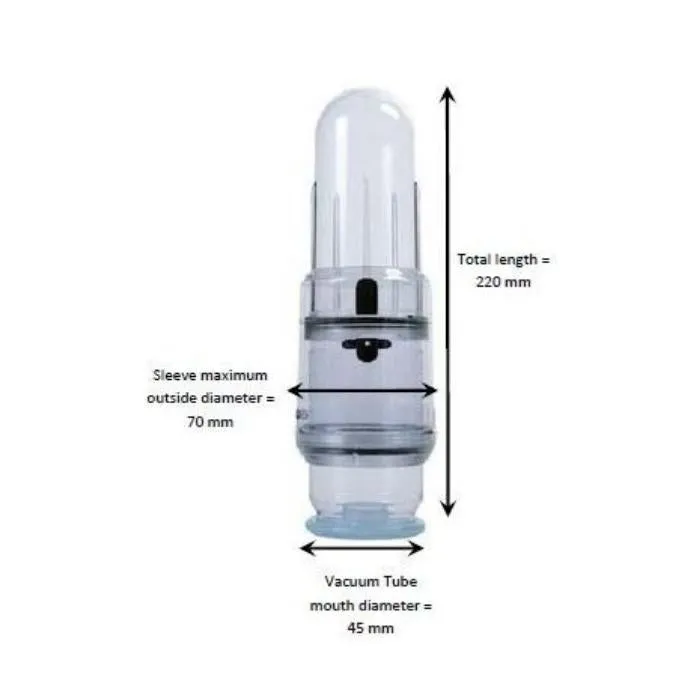 Vacurect Male Sex Toys Vacurect Penis Pump Blue