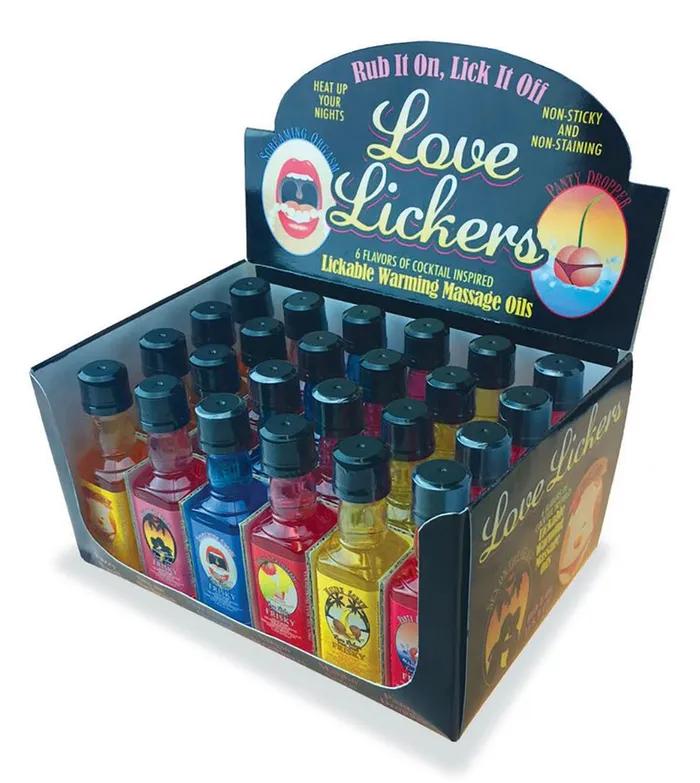 Vibrators Little Genie Love Lickers 24 Count Assorted Display