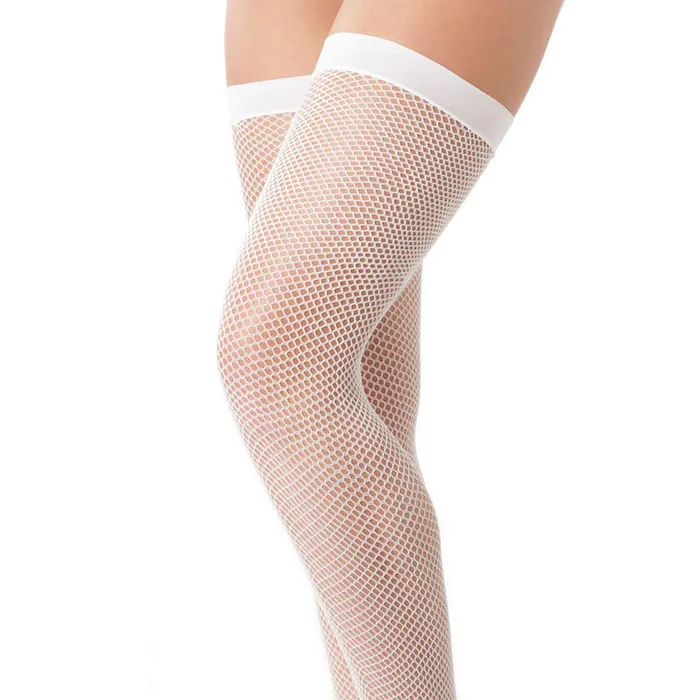 Vibrators Rimba White Fishnet Stockings