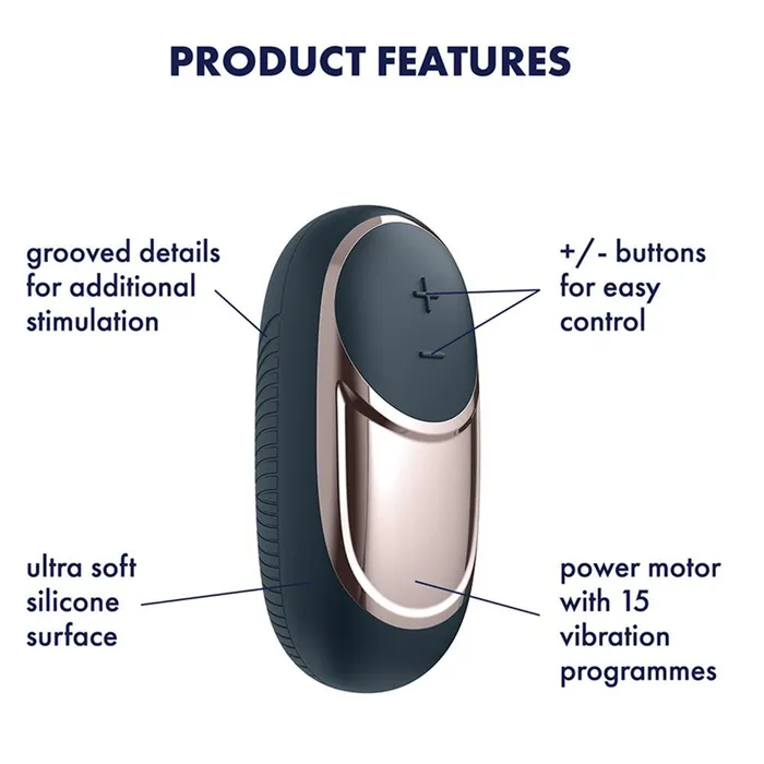 Vibrators Satisfyer Satisfyer Layons Dark Desire Clitoral Massager Vibrators Satisfyer Satisfyer Layons Dark Desire Clitoral Massager