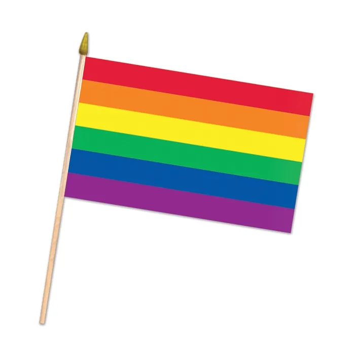 Anal Adams Toy Box Rainbow Fabric Flag